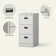 Vertical 3-Drawer Filing Cabinet - 5