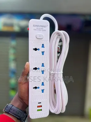 Super Energy Extension yenye Surge Protection