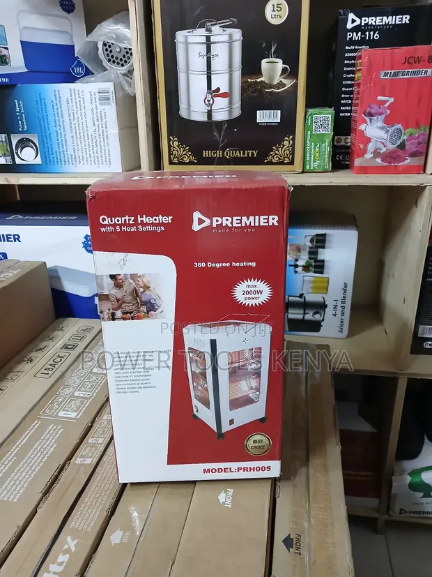 Premier PRH005 2000W Quartz Room Heater - 1