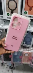 Pink Silicone Protective Case for Xiaomi Redmi 13 - 2