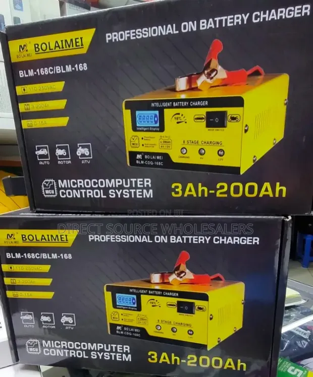 BOLAIMEI BLM-168C/BLM-168 Digital Car Battery Charger 15A 6V/12V - 1