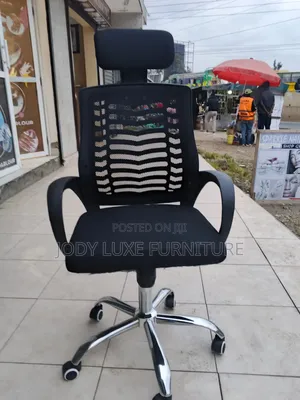 Kiti cha Ofisi cha Mesh cha Siri chenye Headrest