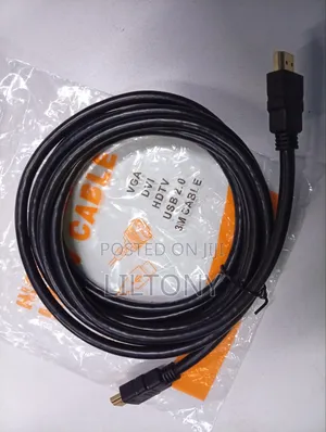 3m High-Speed HDMI Cable - Mpya Kabisa