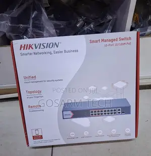 Hikvision DS-3E1318P-EI/M 16 Port PoE Smart Managed Switch