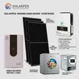 Solarpex 5KVA Hybrid System na 48V 100Ah LiFePO4 Battery, Paneli 4x550W & Friji 50L - 1