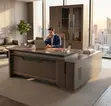 Spacious 160cm Office Desk - 1