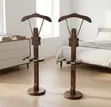Stand ya Kuwekea Koti ya Mbao ya Mahogany - 3