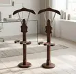 Stand ya Kuwekea Koti ya Mbao ya Mahogany - 4