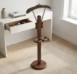 Stand ya Kuwekea Koti ya Mbao ya Mahogany - 5