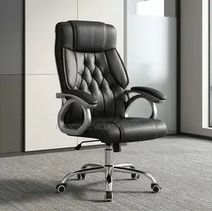 Adjustable Leather Swivel Office Chair