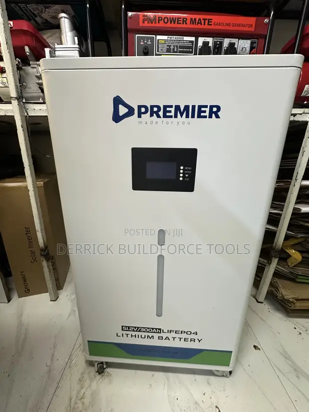 Premier 51.2V 300Ah 16kWh LiFePO4 Solar Lithium Battery - 1