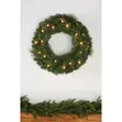 Prelit Christmas Wreath Decoration 38cm - 2