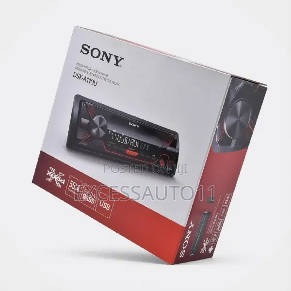 Sony DSX-A110U Car Media Receiver (USB/AUX/FM, 55W x 4) - 1