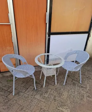 2-Chair and 1-Table Balcony Furniture Set