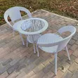 2-Chair and 1-Table Balcony Furniture Set - 2
