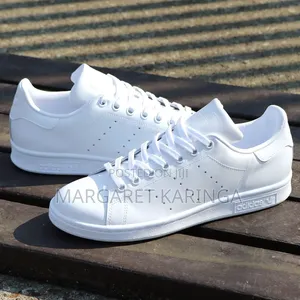Adidas White Leather Sneakers