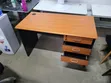 Staff Desk with 3 Drawers - Cherry Brown - 2