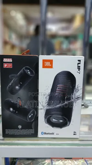 JBL Flip 7 Black Portable Bluetooth Speaker
