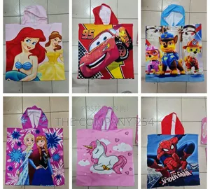 Unisex Cartoon Themed Hooded Towel
