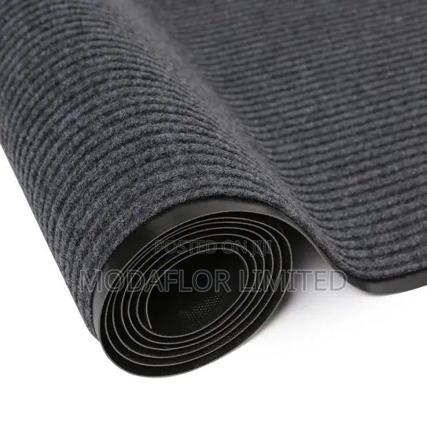 Heavy Duty Ribbed Carpet Entrance Mat 80x120cm - 1