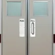 Commercial Push-Pull Door Handles (Matte Black) - 5