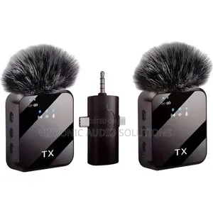 F11-2 Dual Wireless Lavalier Microphone 3-in-1