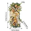 Mapambo ya Krismasi ya Wreath kwa Ajili ya Ngazi na Taa za LED - 4