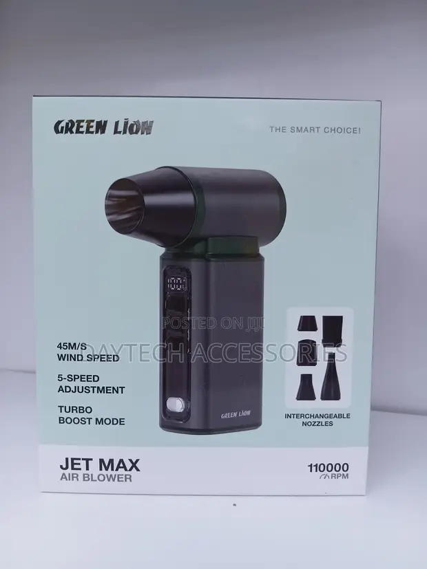 Green Lion Jet Max Portable Cordless Air Blower - 1