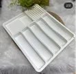 Sleek Multi-Compartment Cutlery Organiser - 3