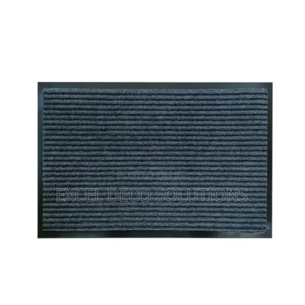 Excel Deco Heavy Duty Ribbed Entrance Mat 80x120cm - 1