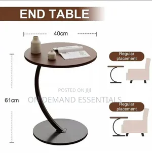 Round Sofa Table 40x61cm