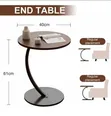 Round Sofa Table 40x61cm - 2