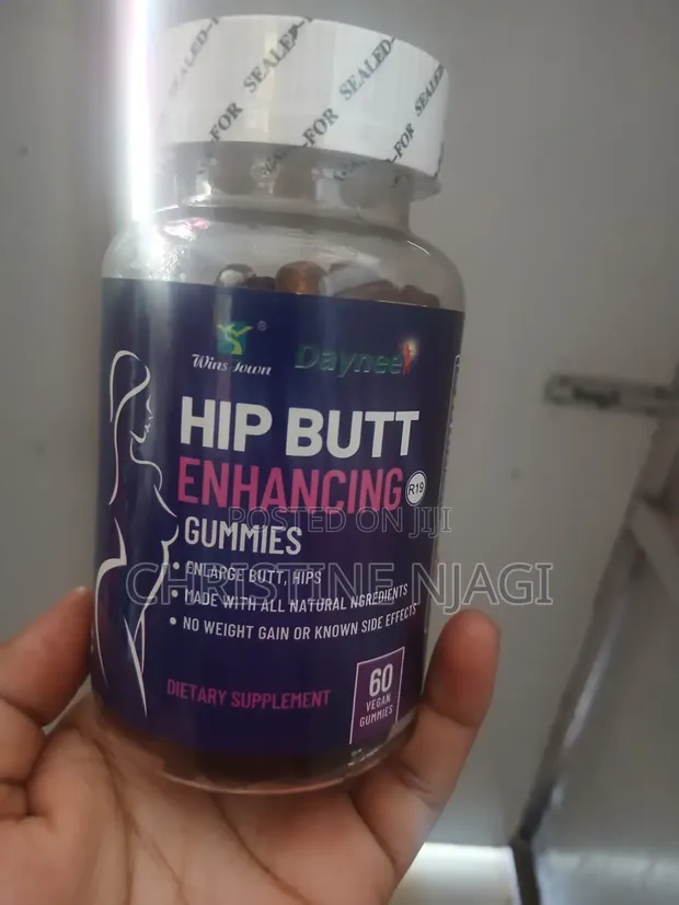Hip Butt Enhancing Gummies - 60 Vegan Gummies - 1