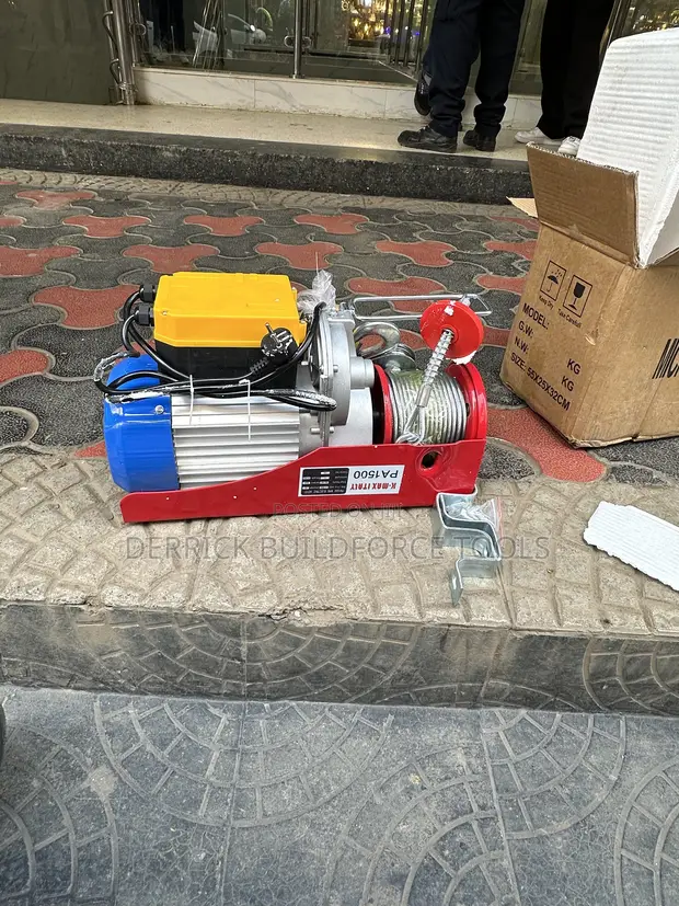 Kmax Italy 1.5 Ton Electric Rope Hoist - 1