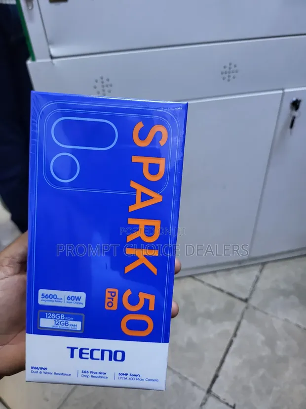 New Tecno Spark 50 Pro 256GB Black - 1
