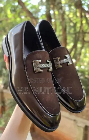 Hermes H-Buckle Loafers - Wanaume Ukubwa 39-45