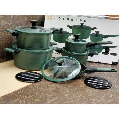 Edenberg Nonstick Cooking Pots 12 Piece Set - 1