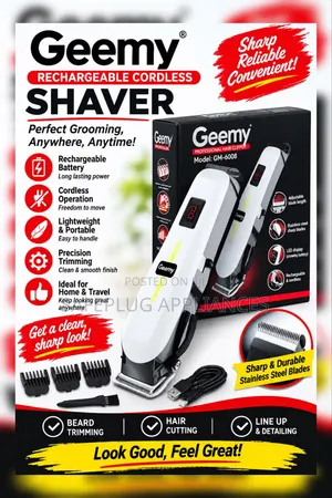 Rechargeable Geemy Men's Shaver