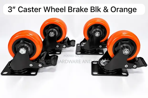 3" Castors with Brake (Heavy Duty) - 1