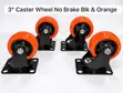 3" Castors with Brake (Heavy Duty) - 2
