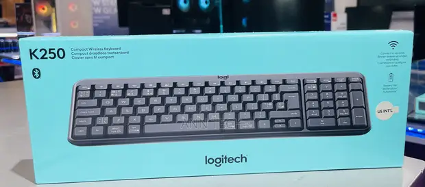 Logitech K250 Bluetooth Keyboard (Black) - 1