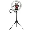Ring Light ya Inchi 18 na Stand ya Tripod inayoweza Kupanuliwa (Hadi 2m) - 3