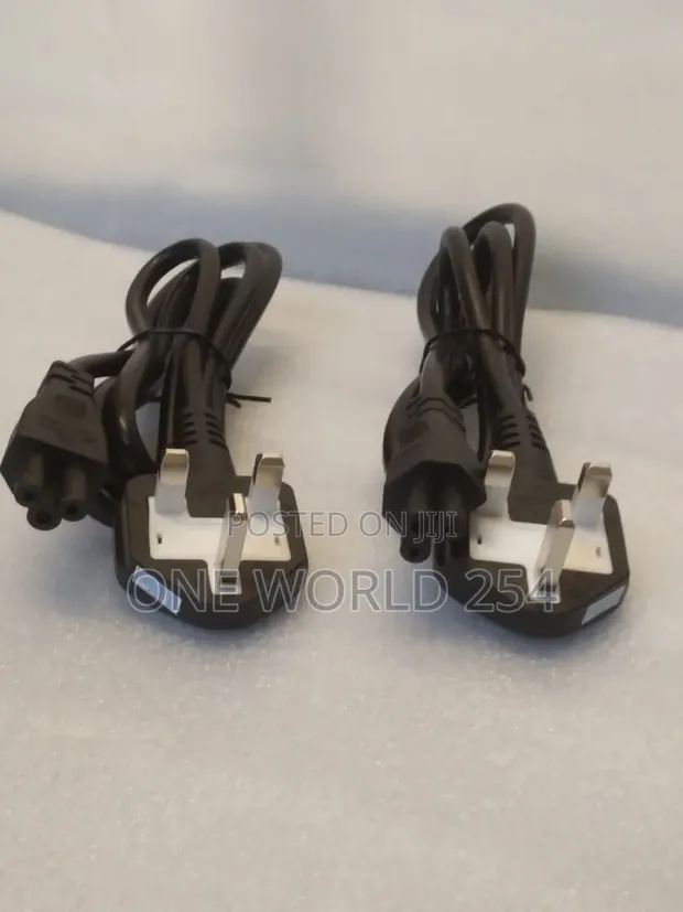 Standard 3-Pin Laptop Power Cable - 1