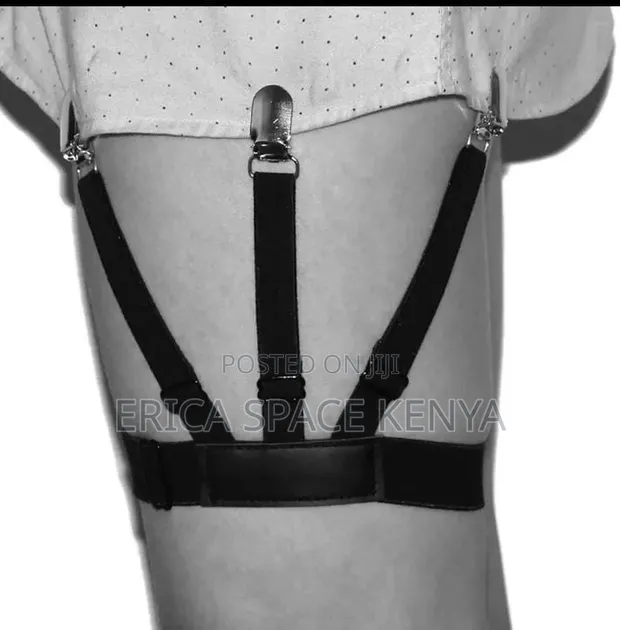 Shirt Garter - Black - 1