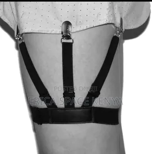 Shirt Garter - Nyeusi