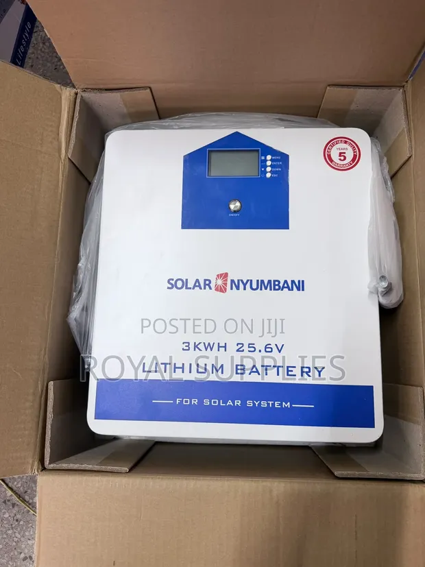 2.56kWh Lithium Battery 100Ah 25.6V - 1