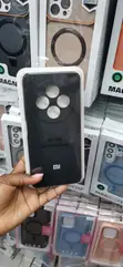 Kava Nyeusi ya Silicone ya Soft-Touch kwa Xiaomi Redmi 14C - 1