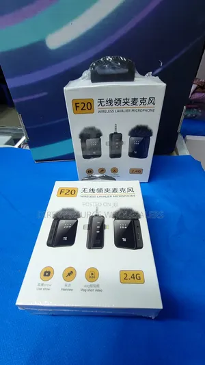 F20 2.4G Wireless Lavalier Microphone for Phone & Camera