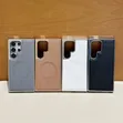 Magnetic Leather Back Cover for Samsung Galaxy S23 Ultra - 1