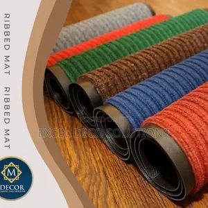 Excel Deco Ribbed Carpet Entrance Mat 80x120cm